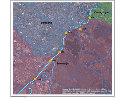 Peta KUalitas Air Sungai Bengawan Solo