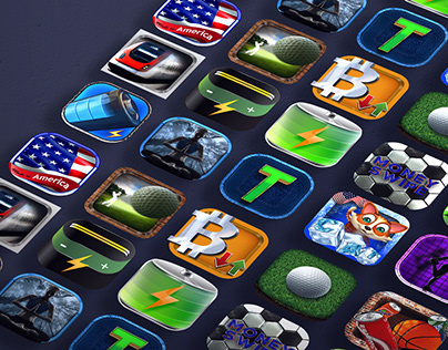 3D App icons Collection 2017