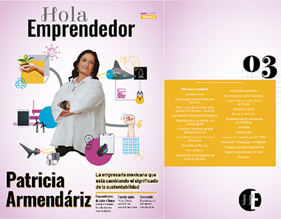 Revista Hola Emprendedor con Patricia Armendariz
