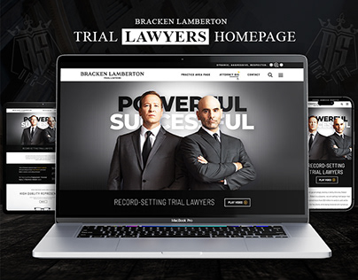 Innovative Website Design For Trial Law Firm