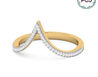 Stylish Diamond Ring For Women By PC Jeweller