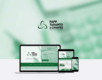 Website Papp, Taranto & Chaves Advocacia e Consultoria