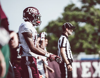 Texas A&M Spring Practice Photo Grid