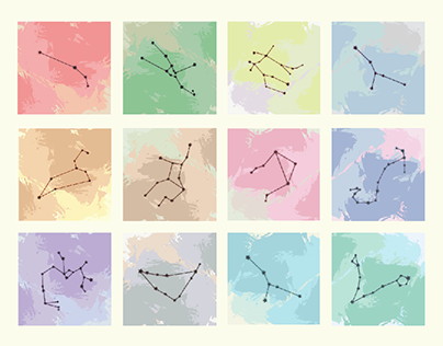 Zodiac Constellations - Illustration