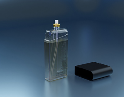 3D PERFUM, BOTTLE MODEL AND ANIMATION