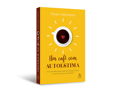 Book cover design of "Um café com autoestima"