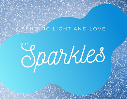 Spread LOVE with SPARKLES Banner Design