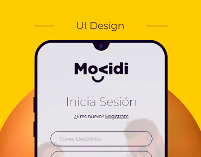 Project thumbnail - UI Design Movidi