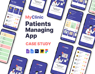 UX Case study: MyClinic - Patients Managing App