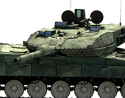 Leopard 2 Tank for Poser