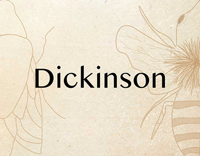 Diseño tipografico de afiches para la serie Dickinson