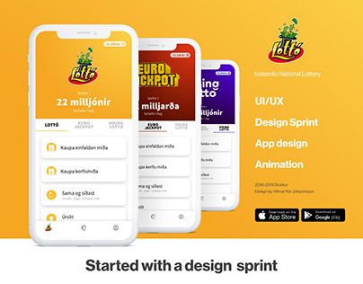 App design Lottó