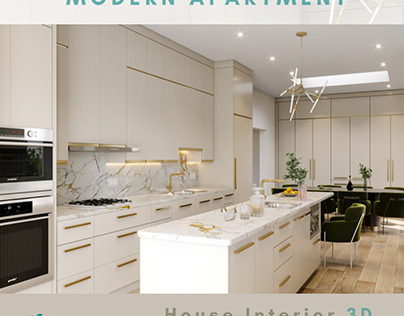 Culinary Elegance: Modern Apartment Kitchen 🍽️✨