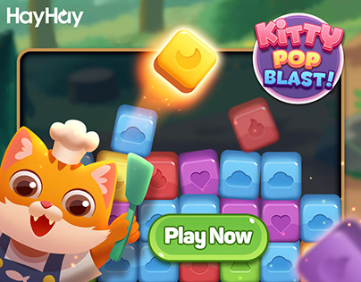Kitty Pop Blast Match 2 Game Mobile