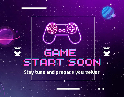 Game Start Soon | Video Background | Canva Video