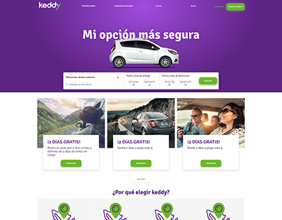 Keddy Mexico - web page