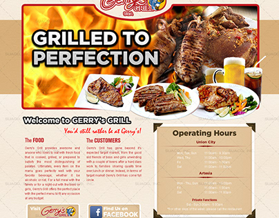 Gerrys Grill – Ordering System Web Design