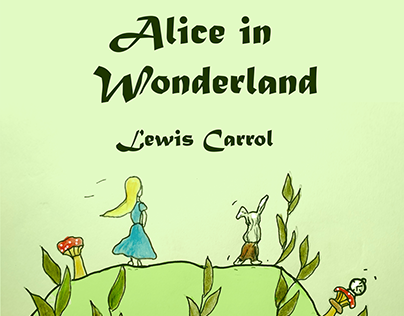 Alice In wonderland book design