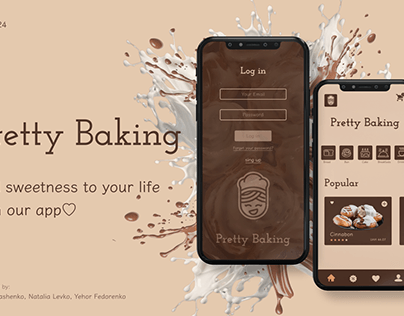 Mobile application: "Pretty Baking"