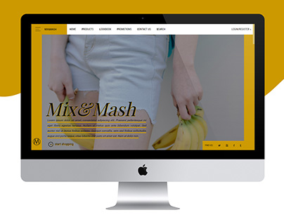 Mix&Mash (E-Commerce Web Design)