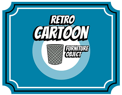 Retro Cartoon Furniture Object