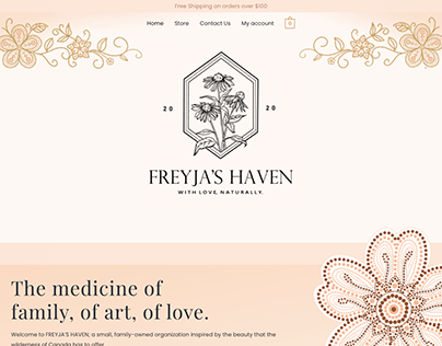 Freyja's Haven - Ecommerce Website