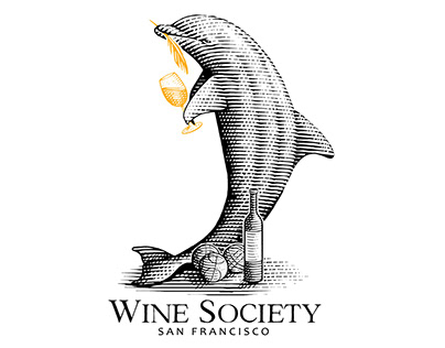 Logo concept for a Wine Society.
