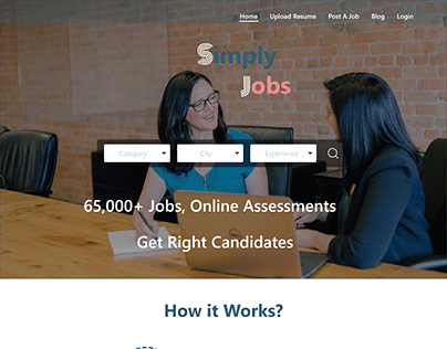 Job Portal Webpage