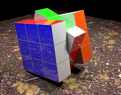 Rubic Cube Various Renders