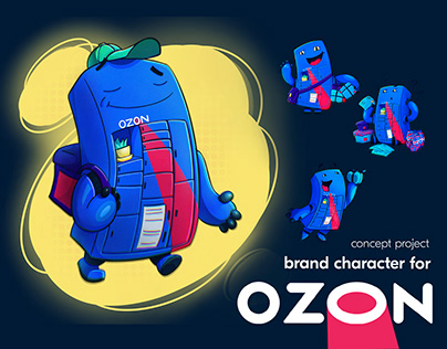 Brand character for OZON. Concept