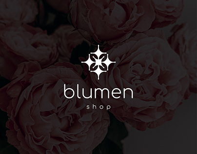Blumen shop logo