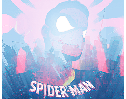 Spiderman across the spider verse poster fan made🕷️🕸️