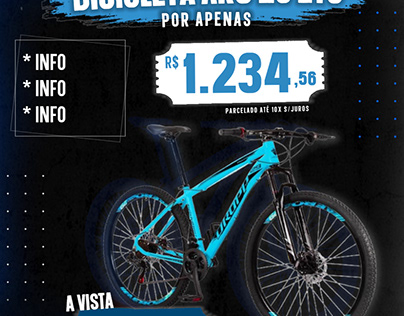 Flyer de Produto Template (Bicicleta)