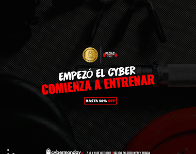 Redes sociales | Cyber Day/Monday Pesas Chile