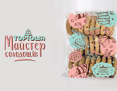 Tortosha cookie packaging design