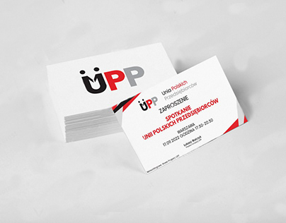 Unia Polskich Przedsiębiorców Invitation, UPP Mockup