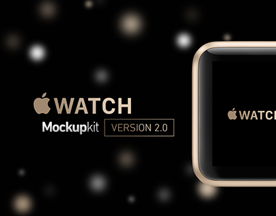 Apple Watch Mockup kit v2