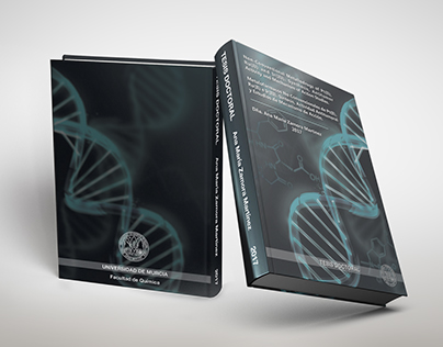 Cover design doctoral thesis of chemistry