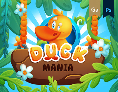 DUCK MANIA – casual game graphics