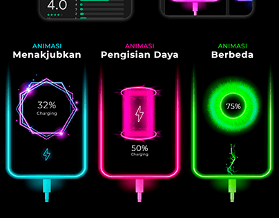 Battery Animation Play Store Graphics