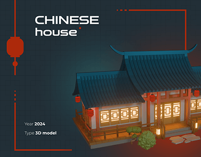 Traditional Chinese House 3D Model