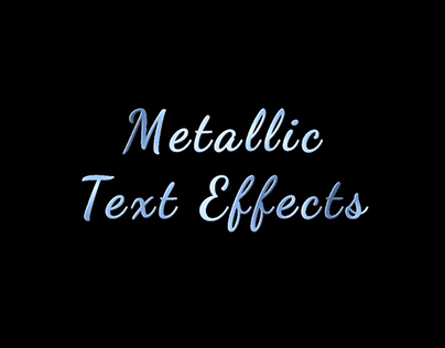 Metallic Text Effect