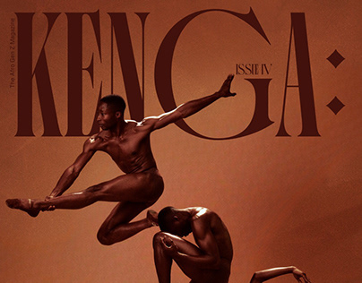 Kenga Magazine Cover Design and Art Direction