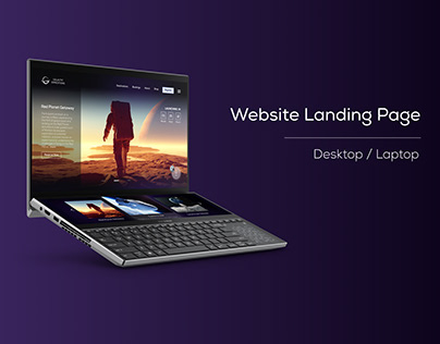 Website Landing Page - UI Design