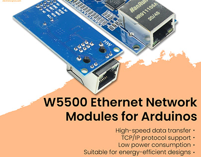 W5500 Ethernet Network Modules for Arduinos