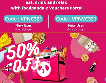 Foodpanda Promo Code 50% discount on all food delivery