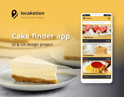 Locaketion - A cake finder app (UI/UX)