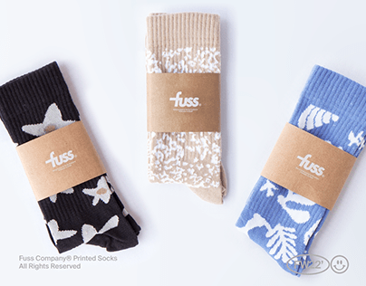 Fuss Company: Printed Socks