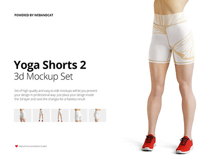 Yoga Shorts 2 Mock-up