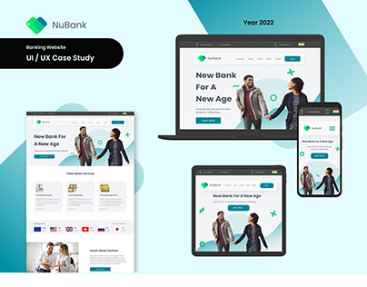 Bank Website - UI/UX Case Study